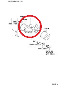 Toyota 2JZ oljefilterhus