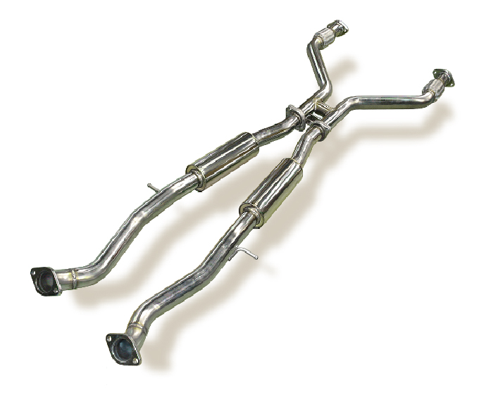 HKS centerpipe R35 GT-R med silencer