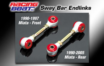 Racing Beat drop links bak Miata NB