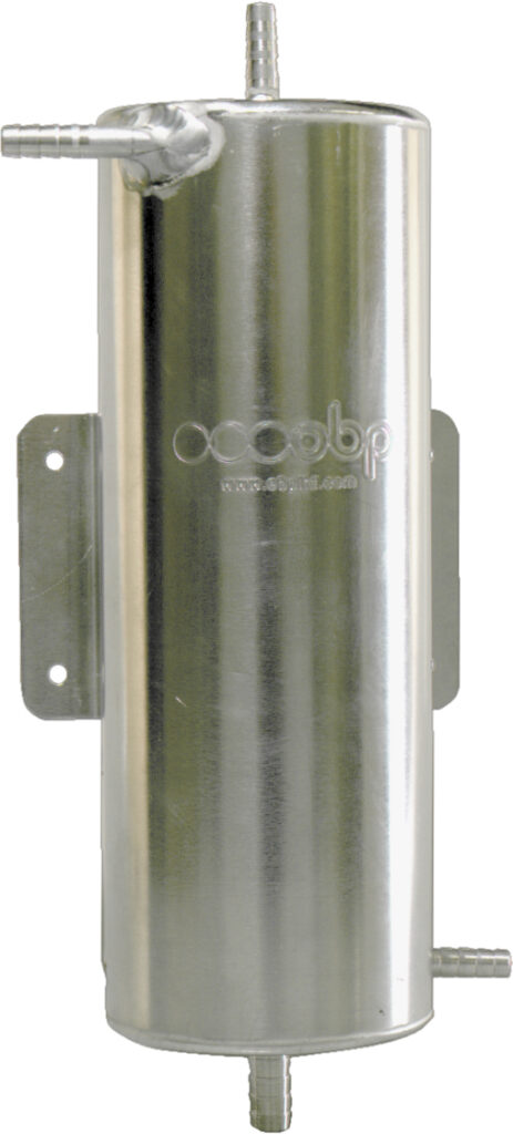 1.5 Litre Bulkhead Mount Fuel Swirl Pot
