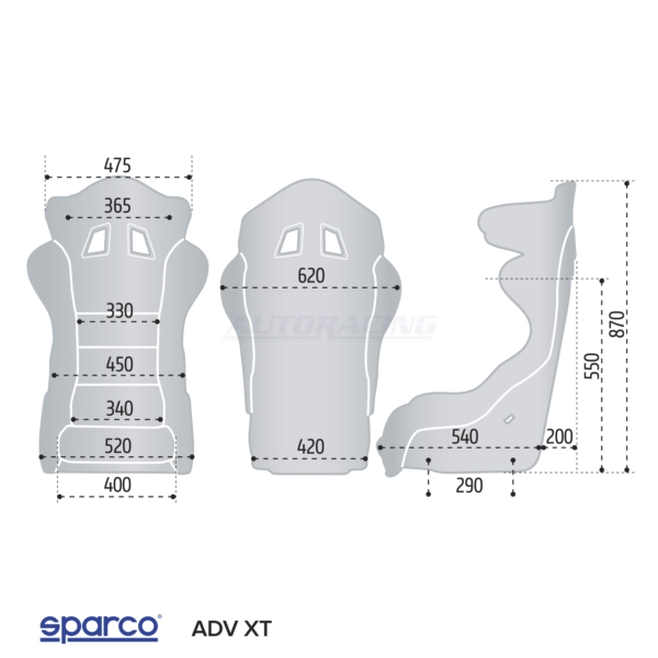 Sparco Tävlingsstol ADV-XT - Image 3
