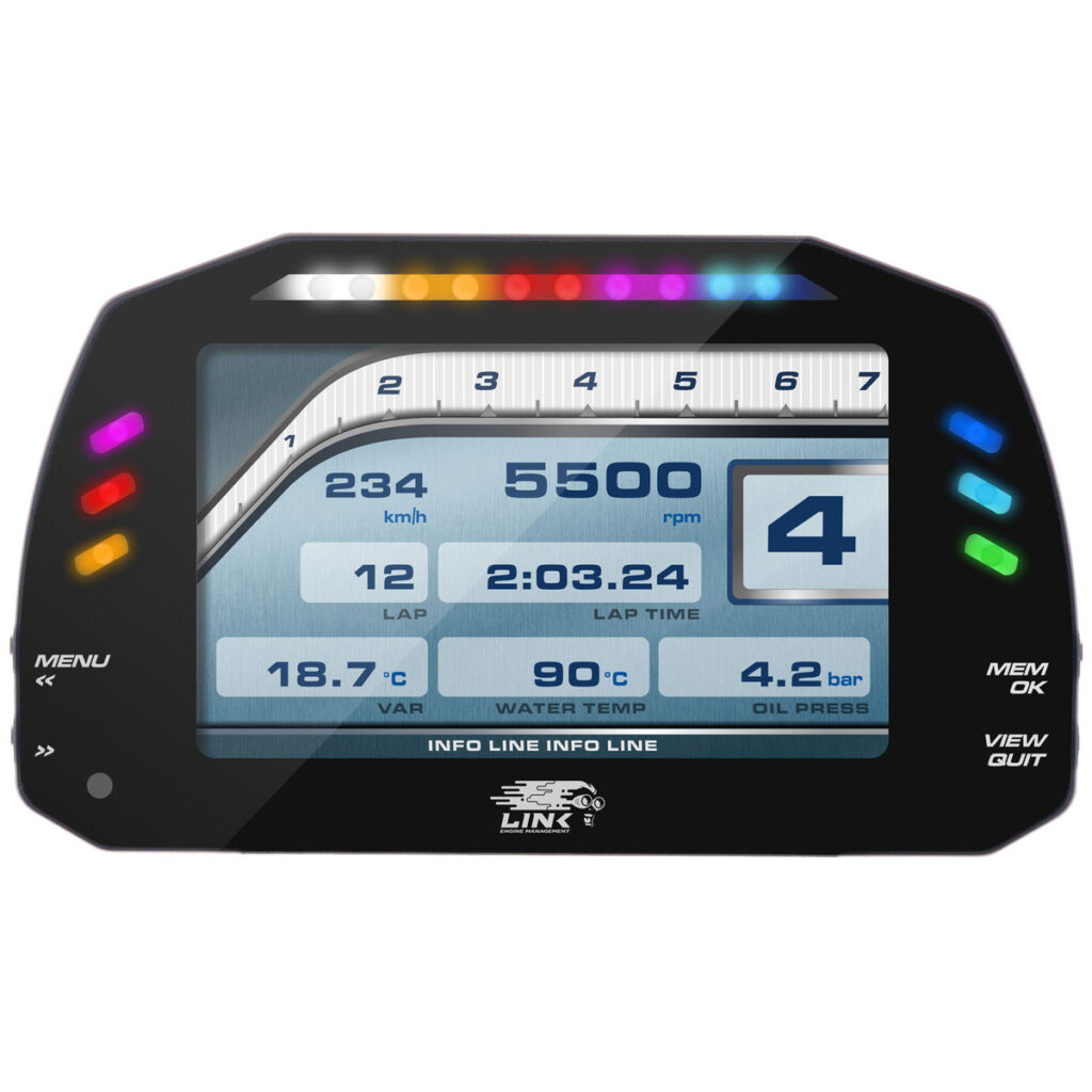 Link MXS Strada 5" Dash - ECU Driver Display - Race Edition